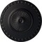 Ekena Millwork Lyon Ceiling Medallion (Fits Canopies up to 3 5/8"), Hand-Painted Steel Gray, 23 1/2"OD x 3 1/4"P CM23LYSGS - alternate 1